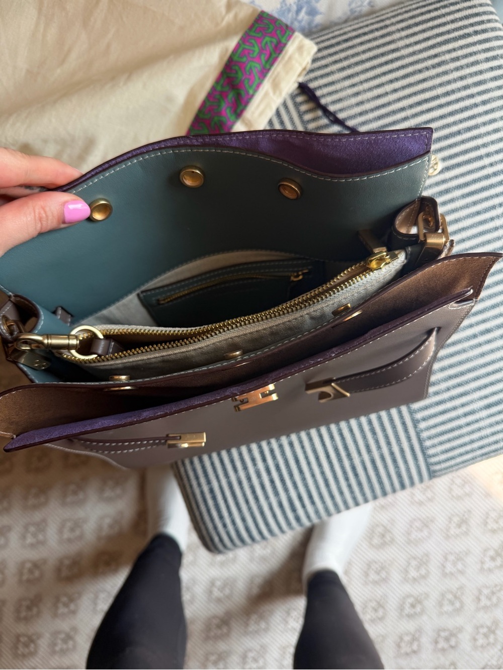 Tory Burch- Lee Radzwill large shoulder bag - Picture 3 of 9
